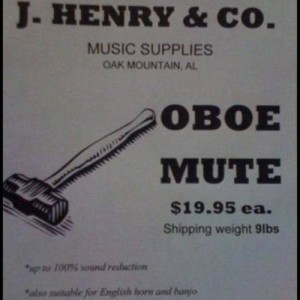 Oboe Mute